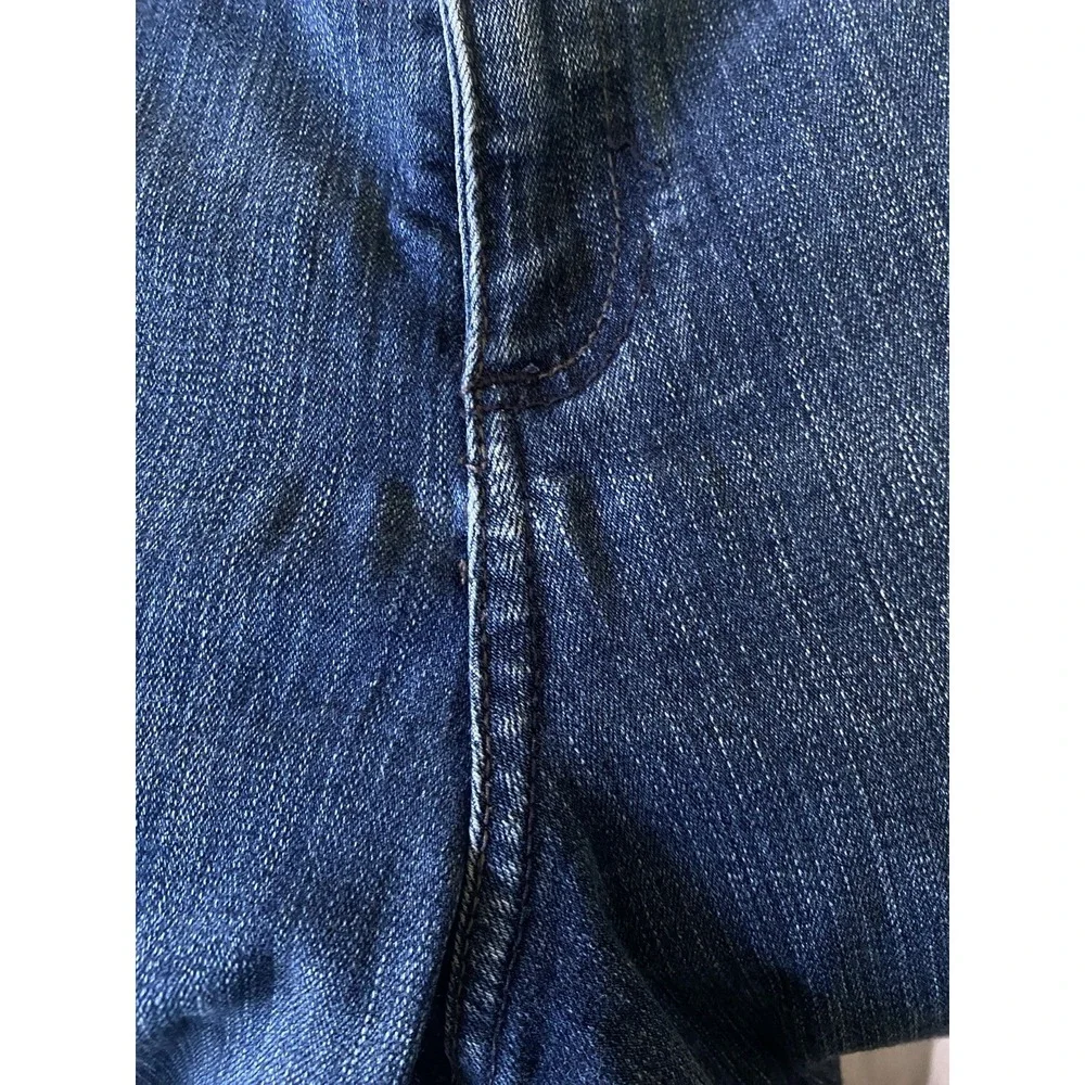 Kut From The Kloth Blue Denim Bermuda Shorts Sz 14 Logo  Cotton Blend 13